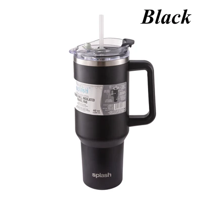58228, Splash Bottle Stainless Steel Travel Mug 40 OZ, 191554582286