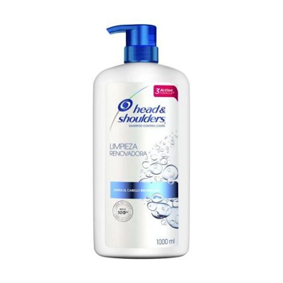 HSS1LR-P, Head & Shoulders Shampoo  1lt Limpieza Renovadora w/Pump, 7590002009635