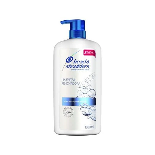 HSS1LR-P, Head & Shoulders Shampoo  1lt Limpieza Renovadora w/Pump, 7590002009635