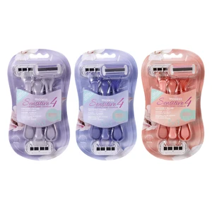 67241, Modess Razor Four Blade 3PK, 191554672413