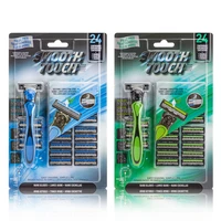 67117, Smooth Touch Razor Triple Blade 24 Heads, 191554671171