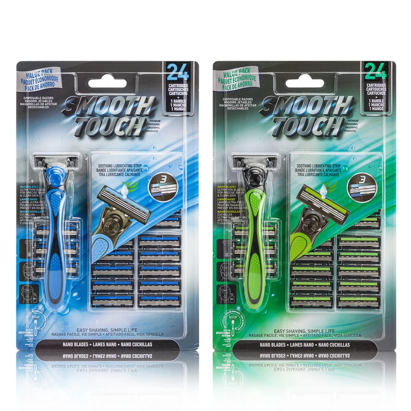 Smooth Touch Razor Triple Blade 24 Heads