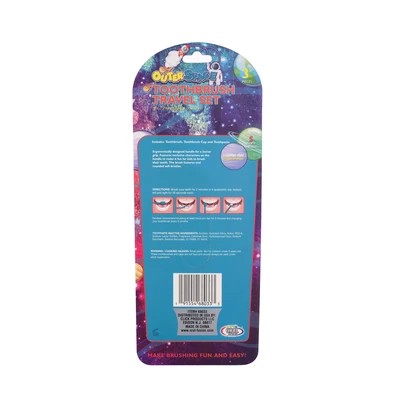 68033, Oral Fusion Kids Outer Space Oral Care 3PK Set With Toothpaste, 191554680333