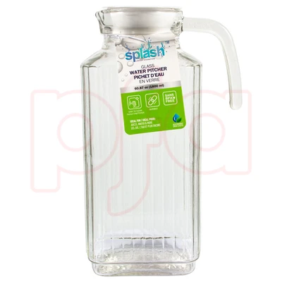 33161, Splash Glass Water Pitcher 60.87oz, 191554331617