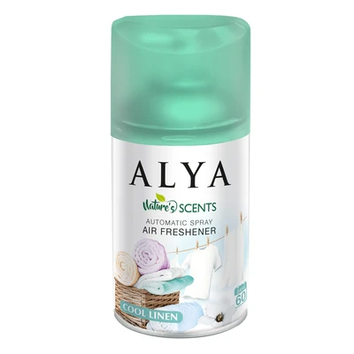 99127, ALYA Bathroom Automatic Spray Refill 5.5oz – Cool Linen, 8696601064286