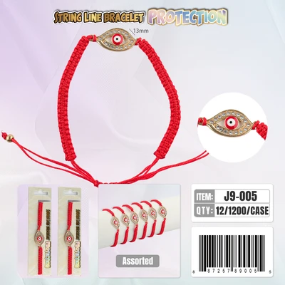 J9-005, String Line Protection Bracelet, 887257890055