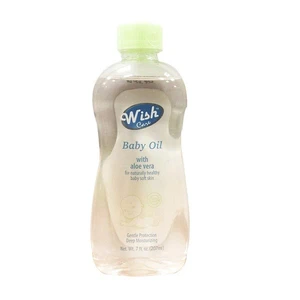 61245, Wish Baby Oil 7oz Aloe Vera, 191554612457