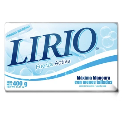 LRB400W, Lirio Laundry Bar Soap 400g White, 012388000633