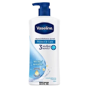 VBW400PC, Vaseline Body Wash 400ml 13.5oz Total Protect & Care, 8888047853344