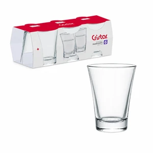 CR-2805CL6, Cristar Sodera Shot Glass 2.75oz 6Pack Sleeve Set, 840325002026