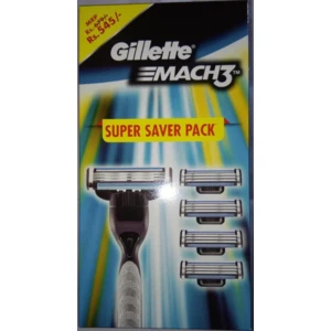 GM1+4, Gillette Razor Mach 1UP + 4 Refill Head, 4902430751483