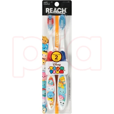 DF70053, Reach Disney Tsum Tsum Toothbrush 2PK, 840040100533