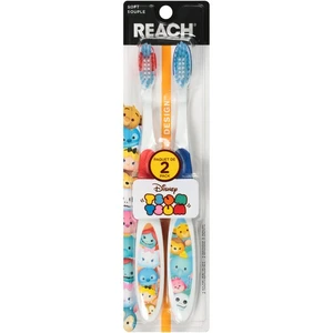 DF70053, Reach Disney Tsum Tsum Toothbrush 2PK, 840040100533