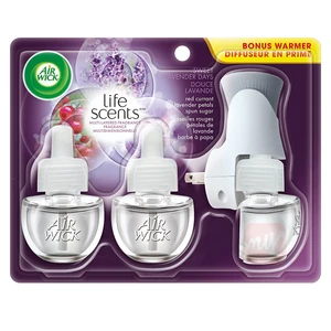 AWO3-1SL, Air Wick Oil Plug in Set 3 Oil +1 Plug Sweet Lavender, 062338970189