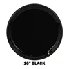AMS-432345.10, Amscan Plastic Round Platter 16" Black, 013051655112