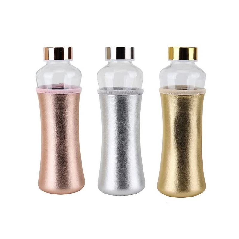 Splash Glass Bottle 14oz Gold Foil Sleeve