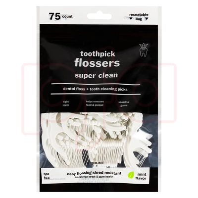 68046, Toothpick Flossers 75CT, 191554680463