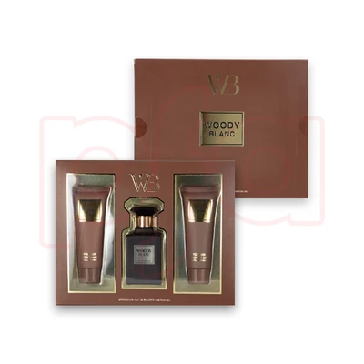 88583, Men's 3pcs Gift Set WOODY BLANC, 191554885684