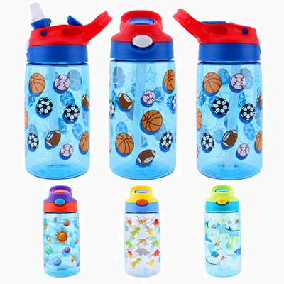 58148, Splash Plastic Bottle 16.9oz Flip Straw Boys, 191554581487
