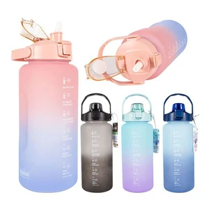 58158, Splash Plastic Bottle 64ozoz Flip Cap w/ Lock & Handle Rainbow, 191554581586