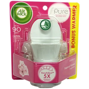 AWO2TF, Air Wick Oil 2PK + Warmer Tropical Flowers, 062338990552