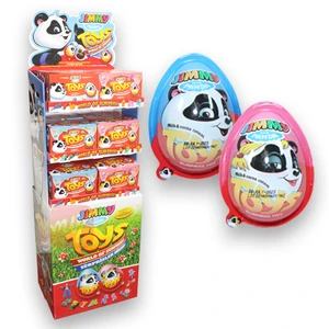 SE-JPFD, Surprise Egg Jimmy Panda .88oz 25g Boys & Girls Floor Display, 860007725906
