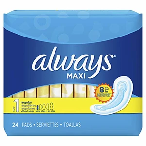 AM24RUS, Always Maxi 24ct Regular Unscented, 3700066381