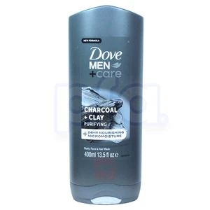 DBW400MCH, Dove Body Wash 400ml Men Charcoal Clay, 8710447205273