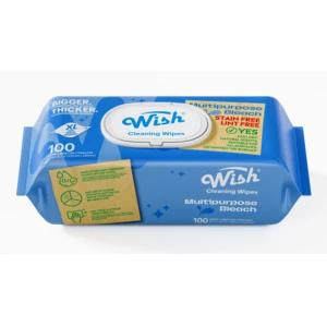 69002, WISH Cleaning Wipes 100ct Bleach Additive - Multipurpose, 191554690028