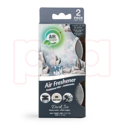 99904, Air Fusion Air Freshener 2pk Dark Ice, 191554999046