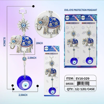 EV16-029, EVIL-EYE PROTECTION PENDANT, 887257860010