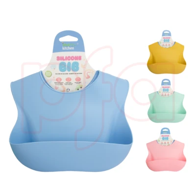 38258, Ideal Kitchen Silicone Drooling Rice Bib, 191554382589