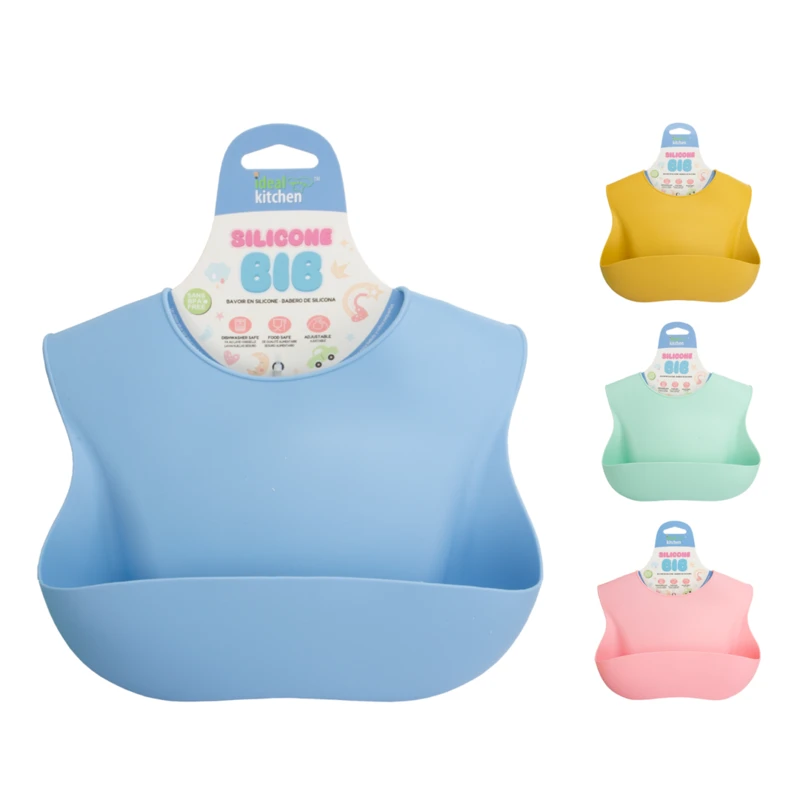 Ideal Kitchen Silicone Drooling Rice Bib