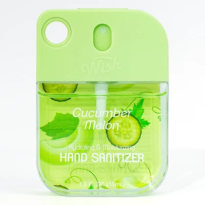 60380, 1.2 oz Hand Sanitizer Spray , (4 Scent) Sweet Guava/Black Plum/Cucumbe Melon/Violet Orchid — Wish, 191554603806