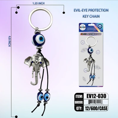 EV12-030, EVIL EYE KEY CHAIN PROTECTION, 887257890017