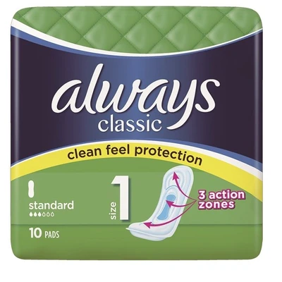 ACN10, Always Classic Normal 10 Standard (Green), 4015400763222