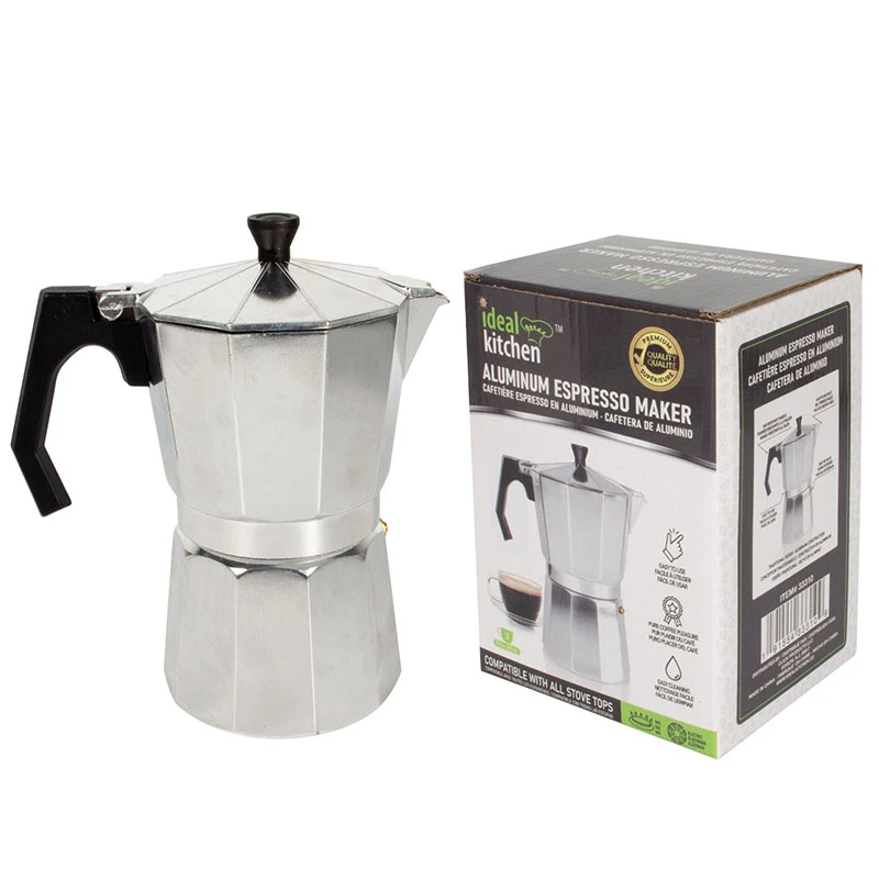 Ideal Kitchen 3cups Aluminum Espresso Maker
