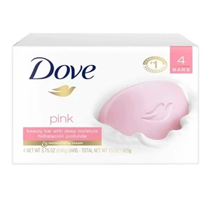 DS100P4-6, Dove Soap 100G 4PK Pink, 8717163753729