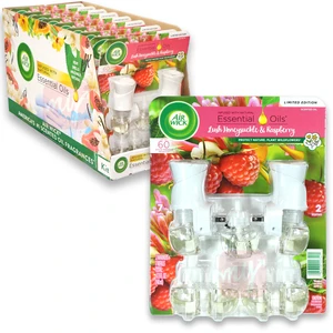 AWO7-2LHR, Air Wick Oil Plug in Set 7 Oil +2 Gadget Lush Honeysuckle & Raspberry, 062338027401