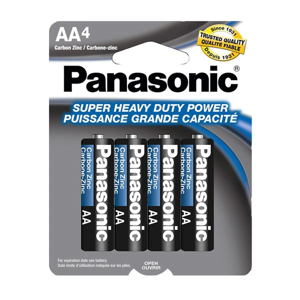 PAN-AA4, Panasonic Battery HD AA 4PK, 073096500235
