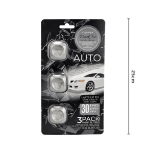 99842, Air Fusion Air Freshener Clips Black Ice 3 Pack, 191554998421
