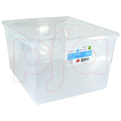GW20L, GALIWARE 20L Storage Container with Lid (21.1QT), 688086504256