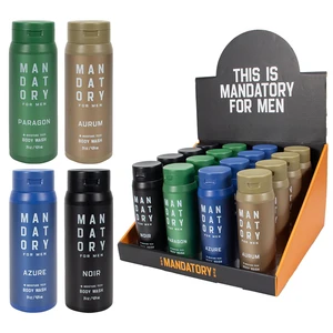 OD88838, MANDATORY Men's Body Wash 14oz PDQ, 191554887466