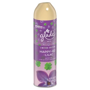 GA83HGL, Glade 8.3oz Aerosol Happy Go Lilac 6/CS, 046500044076