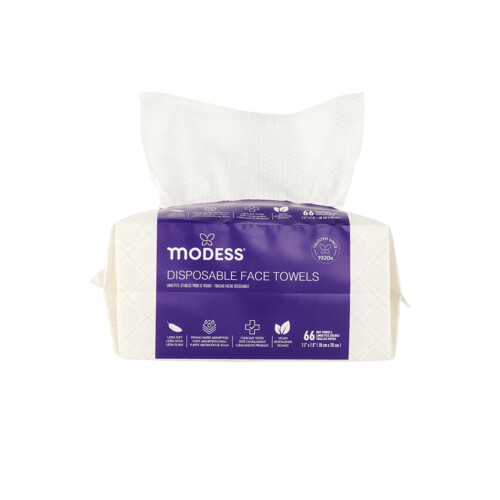 Modess Disposable Face Towels (66 Count)