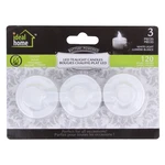 48101, Ideal Home LED Tealight 3PK White Light, 191554481015