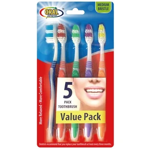68002, Oral Fusion Toothbrush 5PK Medium, 191554680029