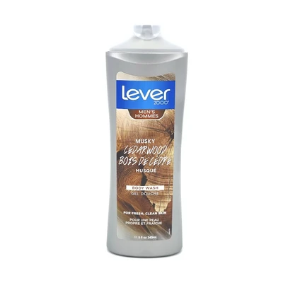 LBW340MC, LEVER 2000 BODY WASH MUSKY CEDARWOOD 340ml/11.5 FL oz, 850022820083