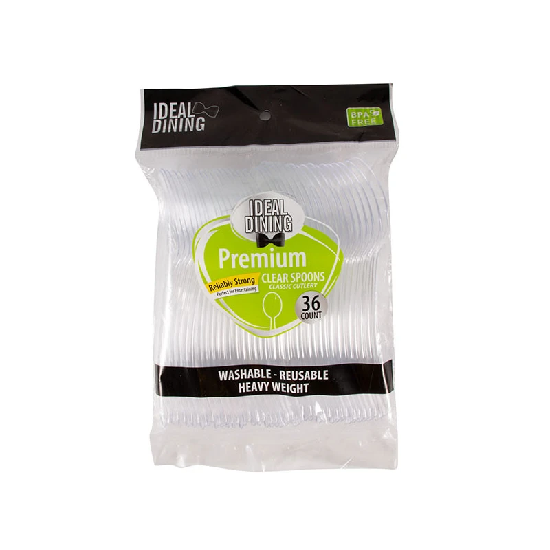 Ideal Dining HD 36CT Clear Spoons