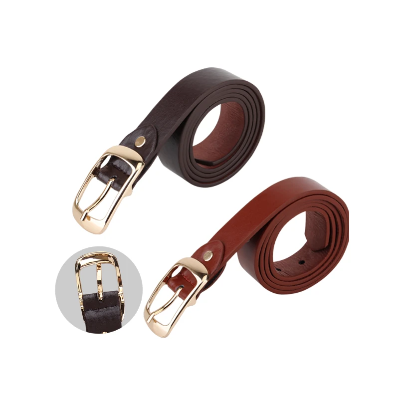CC Ladies Belt Gold Buckle